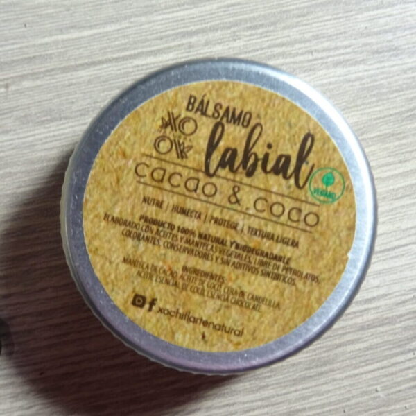 Bálsamo Labial "Cacao y coco"