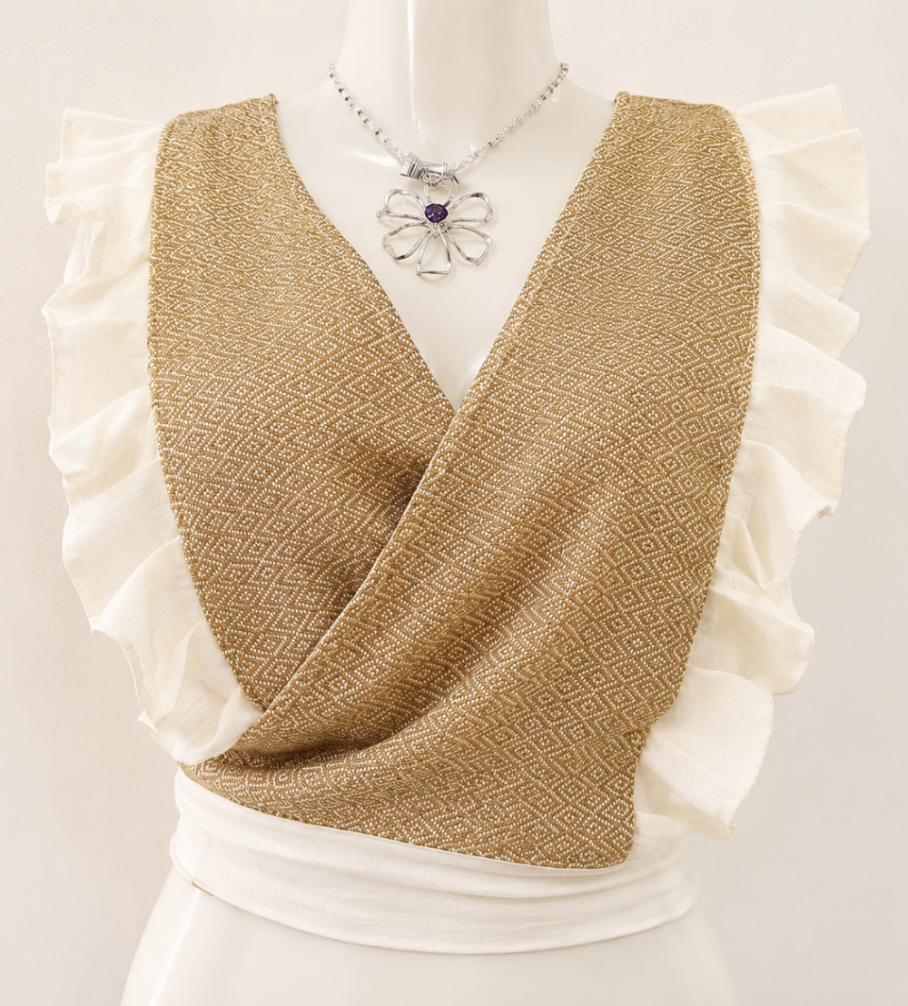 Blusa cruzada telar cintura - Image 4