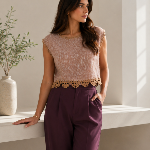 Blusa telar tejida