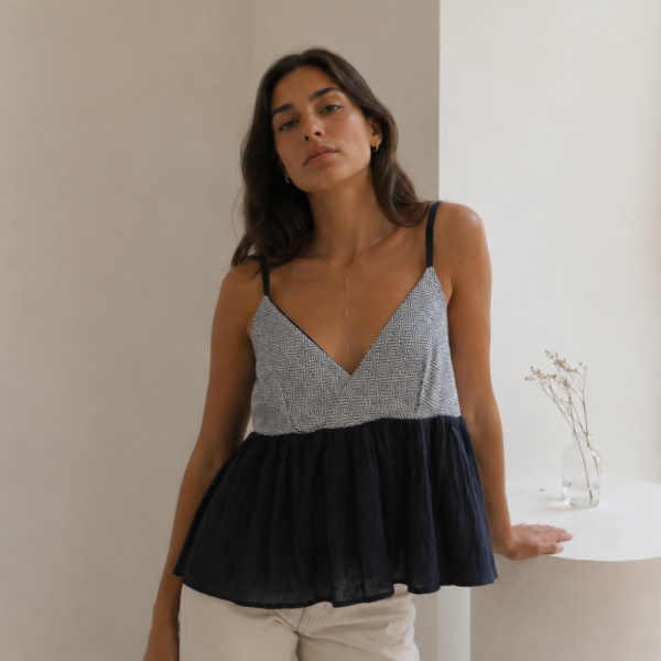 Blusa Manta con Telar