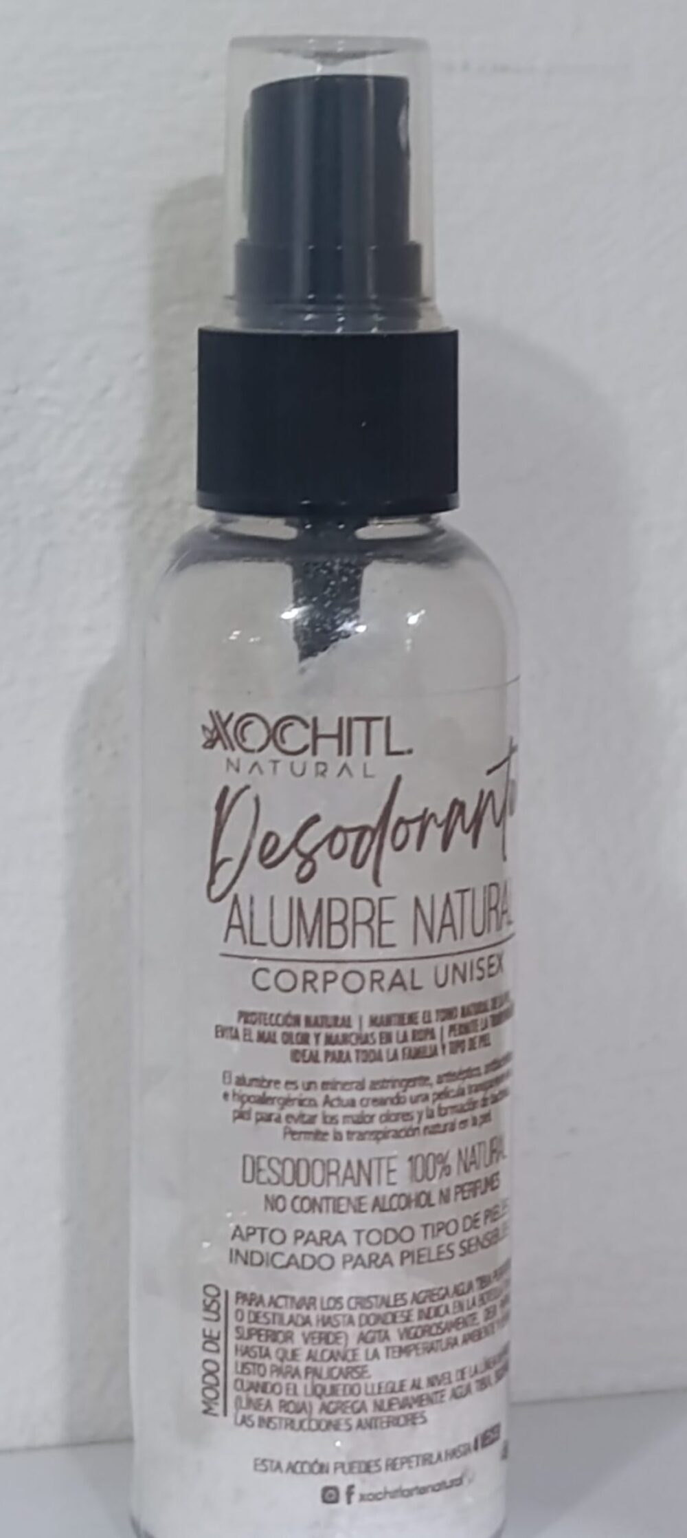 Desodorante "Alumbre natural"