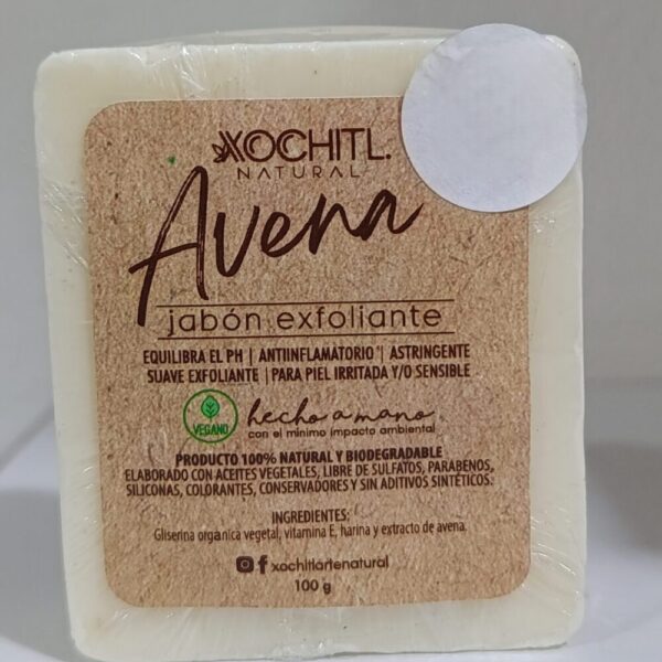 Jabón exfoliante "Avena"