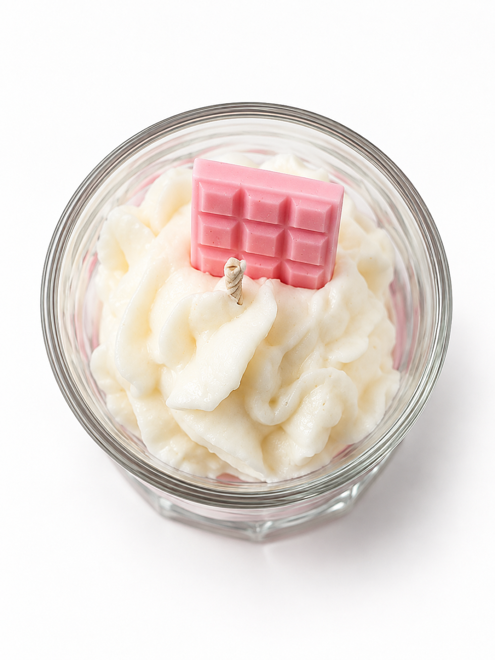 Vela de malteada aroma Algodón de azúcar - Imagen 2