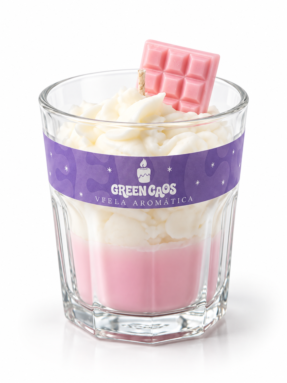 Vela de malteada aroma Algodón de azúcar