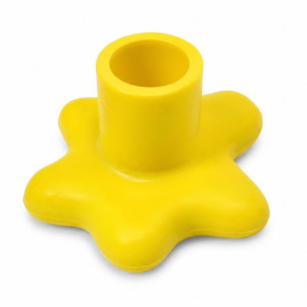 Candelabro Resina Amarillo