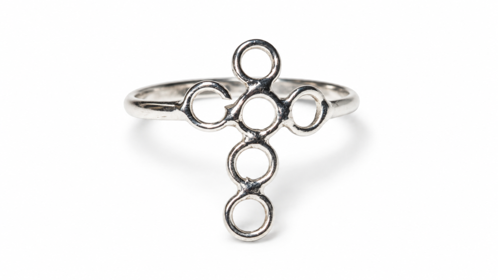 Anillo de Plata Círculos de Luz